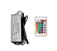 Driver LED RGB da 10 W, 20, 30, 50, 100, impermeabile IP67, adattatore di alimentazione, trasformatore, telecomando a infrarossi, AC85-265 V(100 Watt)