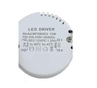 Driver LED Rotondo Da 12 W E 15, Adattatore Di Alimentazione CA-CC V/24 V, Trasformatore Esterno For Illuminazione Interna A Strisce Alta Affidabilità(12V 15W)