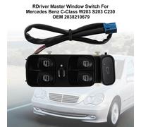 Driver Master Window Switch Per MercedesBenz C-Class W203 S203 C230 2038210679 Y