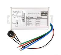 Driver motore CC spazzolato 9V-60V 20A per modulo di controllo PWM con interruttore on/off, regolatore di tensione variabile per modelli RC uso industriale