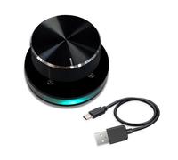 Driver volume USB personalizzabile dispositivo di gestione del suono per PC, funzione istantanea, con effetto LED plug and play