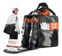 Driver13 borsa combinata per scarponi/scarpe da sci (bootbag) con scomparto casco, borsa per scarponi da sci e boots snowboard, nero