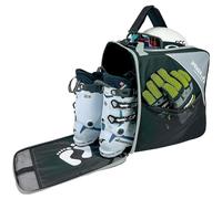 Driver13 Borsa per scarponi da sci con scomparto posteriore per stivali o scarponi da snowboard (nero-grigio)