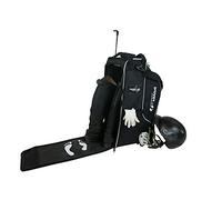 Driver13 borsa per stivali da equitazione o zaino per stivali da equitazione deluxe con scomparto per casco per stivali da equitazione (borsa per stivali da equitazione nera)