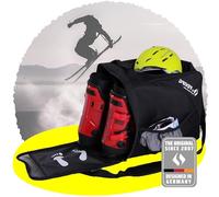 Driver13 borsa porta scarponi da sci con scomparto per il casco dal 2007 l'originale con oltre 40.000 clienti, borsa porta scarponi per scarponi o scarponi da snowboard (nero)