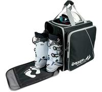 Driver13 zaino porta scarponi da sci con scomparto casco, bootbag per scarponi da sci e boots snowboard, dimensioni 40 x 28 x 44 cm, nero/grigio