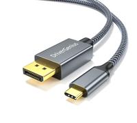 DriverGenius 8K60Hz Adattatore USB-C a DisplayPort 1.8m - Cavo Convertitore USB Type-C a DP 1.4 Monitor Video,(7680x4320)
