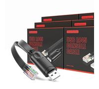 DriverGenius Adattatore USB Per Console Rollover - Interfaccia RJ45, Compatibile con Windows 11 e macOS 15, Gestione Della Rete e Strumento di Supporto Per Dispositivi (6 Pezzi/Pacco)