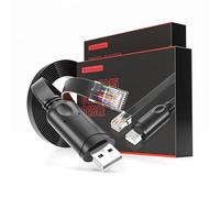 DriverGenius Adattatore USB Per Console Rollover - Interfaccia RJ45, Compatibile con Windows 11 e macOS 15, Gestione Della Rete e Strumento di Supporto Per Dispositivi (2 Pezzi/Pacco)