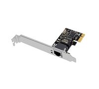 DriverGenius Quantum G1 Scheda Ethernet Gigabit PCIe, 1 Porta, Adattatore NIC PCI Express con Staffe Full e Low Profile, Auto MDI/MDI-X, LED Link/Attività, per Server o Workstation