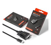 DriverGenius SerialEdgeX Series | Adattatore USB-C a Seriale/RS232 DB9 con 3 LED - Compatibile Windows 11 e macOS 15 - Per IT, Tecnici, Ingegneri, Appassionati Elettronica 【2 pz/conf., USB232A-B-C】