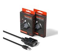 DriverGenius SerialPulseX Adaptador USB a RS232 9 LED Status (2-Pcs)