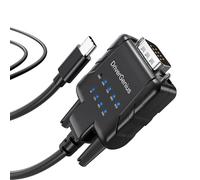 DriverGenius SerialPulseX Adaptador USB-C a RS232 9 LED Status (1-Pcs)