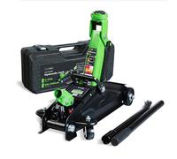 DRIVEUPTOOLS Cric idraulico da 2 tonnellate in valigetta di plastica, con portata di sollevamento di 135-340 mm, compatto e robusto, portata fino a 2000 kg, adatto per auto e SUV