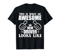 Driving Licence Passed Licensed to Drive Funny New Driver Maglietta