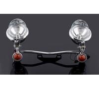 Driving Passing Turn Signal Spot Light Bar For Honda Yamaha Suzuki Kawasaki DE