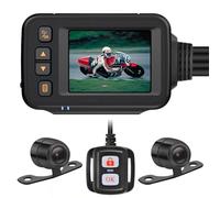 Driving Recorder Motorcycle Recorder Screen Display: 2,0 pollici Free to Choose The Lens Full HD Record, No Matter What Time, It is Always