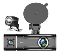 Driving Recorders Screen Car Front Interior Monitoraggio Posteriore Monitoraggio La Funzione WLAN Alta Risoluzione Grandangolo Mobile App Compatibile Dashcam