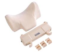 Driving Seat Headrest Cuscino per poggiatesta auto, cuscino per collo auto di alta qualità,cuscino per vertebra cervicale da guida per seggiolino auto(Beige)