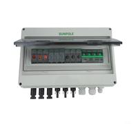 Drivstraw 3 in 1 fuori scatola combinatrice di PV di CC 1000V con la valutazione impermeabile IP65 per la protezione esterna del pannello solare e il collegamento della stringa