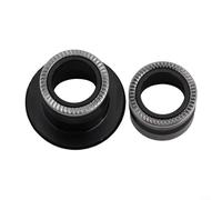 Drivstraw Adattatore per mozzo della bicicletta a sgancio rapido per assale passante, tappo terminale in lega di alluminio anteriore M9 a 15 mm 100 mm, posteriore M10, a 12 mm da 135 a 142 mm