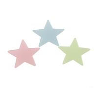 Drivstraw Adesivi murali per camera da letto, 100 pezzi, stelle in plastica da 3 cm, materiale sicuro, ideali per la camera dei bambini e la famiglia