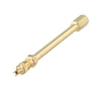 Drivstraw Asta di prolunga per valvole pneumatici, per ruote gemelle, 100 mm, in lega di rame, compatibile con camion, auto, moto e battelli a vapore