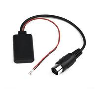Drivstraw Cavo adattatore AUX per autoradio a 13 poli per stereo Kenwood, 20 cm, nero, con cavi positivi/negativi da 12 V e connettore modulo
