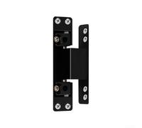 Drivstraw Cerniera invisibile ultra sottile 2D per porta segreta, resistente, regolabile, apertura silenziosa a 110°, capacità 60 kg, colore: nero
