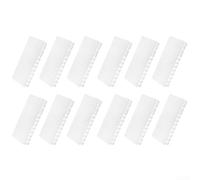 Drivstraw Coperture modulari per fori per quadro elettrico, coperture per slot in ABS per scatola dei fusibili e scheda di distribuzione, compatibili con Legrand Hager per Schneider, bianco