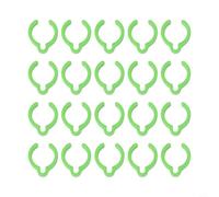 Drivstraw Fascette stringitubo per tubi da 27 mm, 10 o 20 clip a crimpare in plastica per levigatrici e spolverini, connessione sicura per sistemi di aspirazione della polvere, per una facile