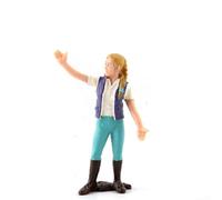 Drivstraw Figure dipinte di persone della fattoria in scala HO, per layout di modellini di treno, figure in piedi di agricoltori e pastori, colorazione manuale, figure realistiche in PVC per treno