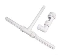 Drivstraw Fontana per piscine fuori terra e interrata, a doppio spruzzo, con altezza e direzione regolabili a 360°, struttura in plastica, raffreddamento