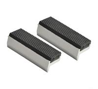 Drivstraw Ganasce morbide con cuscinetti magnetici per bloccaggio a forma di V, coperture protettive in alluminio e gomma compatibili con morse metalliche da 3/4/5/6/8 pollici, confezione da 2 (7,6 cm