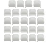 Drivstraw JW Esther Williams - Coperture per pali quadrati cavi da 0,12,7 cm, adatte per piscine fuori terra, confezione da 6, 12, 24, 36, 48, per maggiore sicurezza con (24 pezzi)