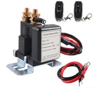Drivstraw Kill Switch remoto da 12 V per scollegare la batteria per auto e tosaerba con capacità di corrente 200 A e 2 telecomandi con guscio ignifugo