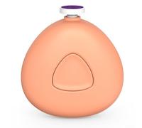 Drivstraw Macinino elettrico per unghie per cani e gatti, completamente automatico, silenzioso, con motore a basse vibrazioni, tappo di sicurezza, design leggero portatile (arancione)