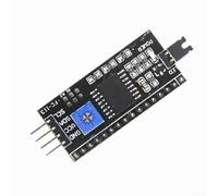 Drivstraw Modulo adattatore LCD I2C per display 1602 2004, riduce 7 pin a 2 tramite interfaccia IIC, convertitore di livello logico 5V con contrasto regolabile e controllo della retroilluminazione per