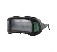 Drivstraw Occhiali di sicurezza per saldatura, oscuramento automatico, ad energia solare, con ampia area di visualizzazione, doppi schermi laterali, protezione UV e IR, fascia regolabile, comodi