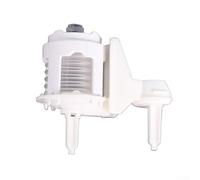 Drivstraw Pannello di scarico WC in plastica con pulsante pneumatico a doppio scarico, meccanismo di scarico a risparmio idrico bianco per serbatoio nascosto del bagno, con cisterna nascosta