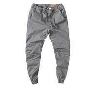 Drivstraw Pantaloni Cargo Poliestere Leggeri Resistenti Uomo | Design per slim fit aderente, vita regolabile con cordino, per stile retrò giapponese unico
