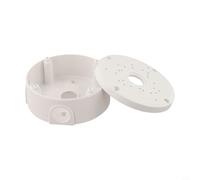 Drivstraw Scatola di giunzione impermeabile per telecamere IP Dome per esterni, in plastica, impermeabile, 120 x 120 x 54 mm, colore: bianco