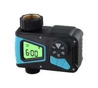 Drivstraw Sistema di irrigazione automatico con display LCD più grande, timer di irrigazione programmabile per piante da giardino e balcone, resistente alle intemperie IPX5, tubo da 3/4"