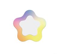 Drivstraw Specchio da parete irregolare per toletta, camera da letto e soggiorno, specchio decorativo in acrilico e vetro con design artistico unico, adatto per armadio (A)