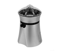 Drivstraw Spremiagrumi elettrico con coni di due dimensioni per arance, pompelmi, limoni e lime, corpo in acciaio inox, estrazione polpa e succo, compatto, 24 x 15,5 x