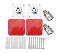 Drivstraw Supporto per idropulitrici in schiuma in acciaio inox | Staffa di montaggio a parete a connessione rapida da 10,2 cm | Organizza cannoni in schiuma e accessori per la pulizia | Compatibile