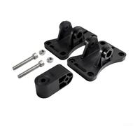 Drivstraw Supporto regolabile per pannello solare, staffa in plastica ASA duratura per moduli fotovoltaici a bassa potenza 1W-10W con supporto di regolazione multi-angolo