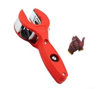 Drivstraw Tagliatubi a cricchetto per tubi da /4" a 7/8", versatile con meccanismo a cricchetto a 360 gradi, taglia rame PVC e metalli morbidi, include lama di ricambio, (rosso)