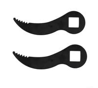 Drivstraw Testa adattatore, adattatore per chiave a leva per unità da 1/2 e 3/8 pollici, strumento di rimozione in acciaio al cromo vanadio trattato termicamente per riparazione auto, costruzione, (2