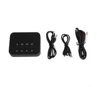 Drivstraw Trasmettitore audio per TV con, adattatore stereo wireless per tablet portatile, PC, raggio di trasmissione 8 m, bassa latenza doppia modalità di condivisione BW-107